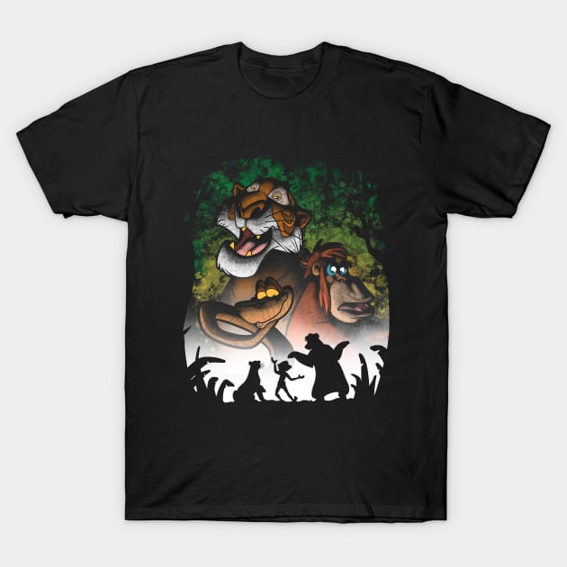 Jungle villains T-Shirt by Cromanart